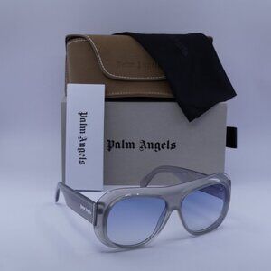 Palm Angels PERI103 ELFIN 0942 Aviator Sunglasses - Grey/Blue Gradient